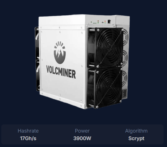 VolcMiner D1 17Gh